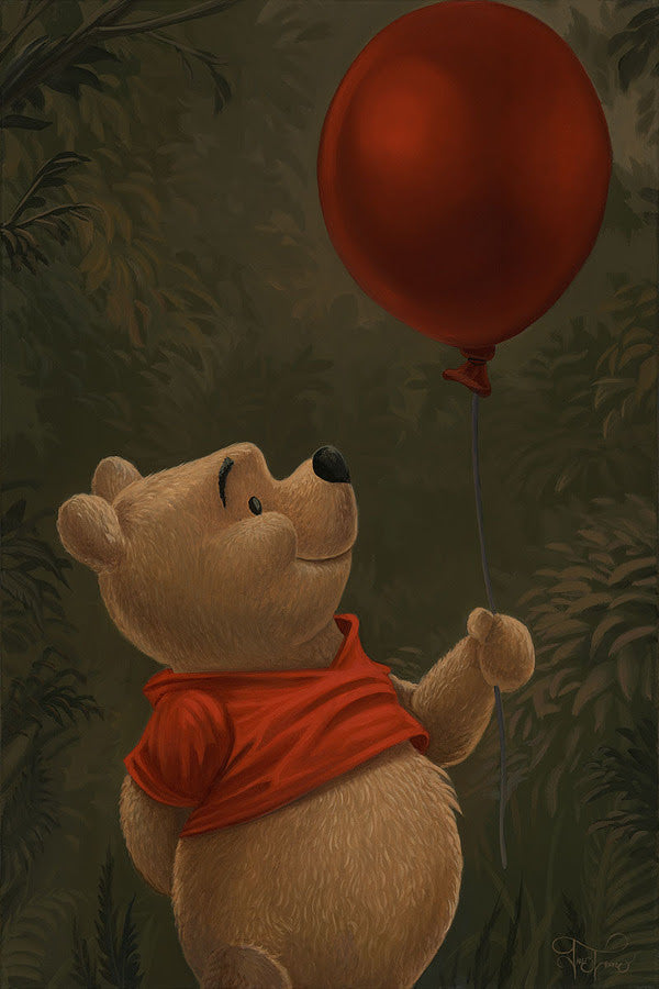 Pooh and His Balloon-Disney Treasure on Canvas